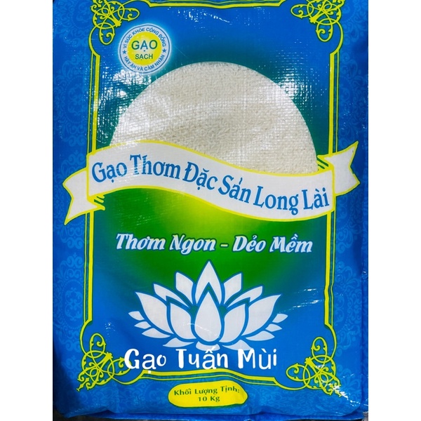 Gạo Thơm Đặc Sản Long Lài (Bao 10ký)