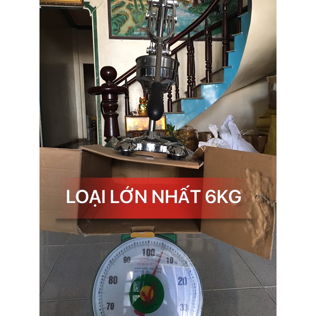 (GIÁ SIÊU SỐC loại 6 KG ) MÁY ÉP CAM INOX BẰNG TAY LỚN NHẤT 6 KG ,HÀNG LOẠI 1