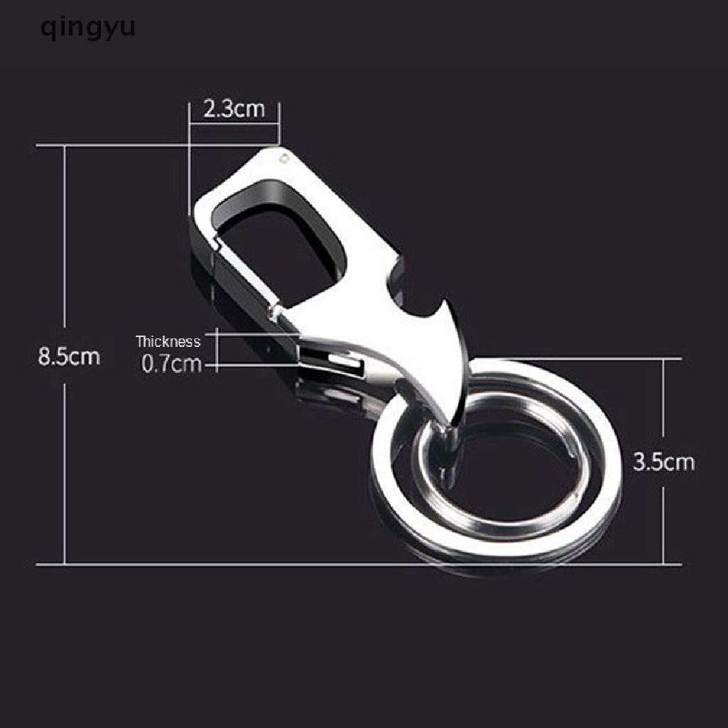 Qingyu Móc Khóa Con Quay Đồ Khui Chai Tự Động Bằng Hợp Kim Kẽm Cho Xe Hơi