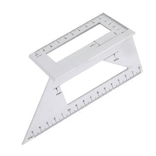 Thước kẻ chữ T góc 45/90 độ bằng hợp kim nhôm hỗ trợ làm mộc