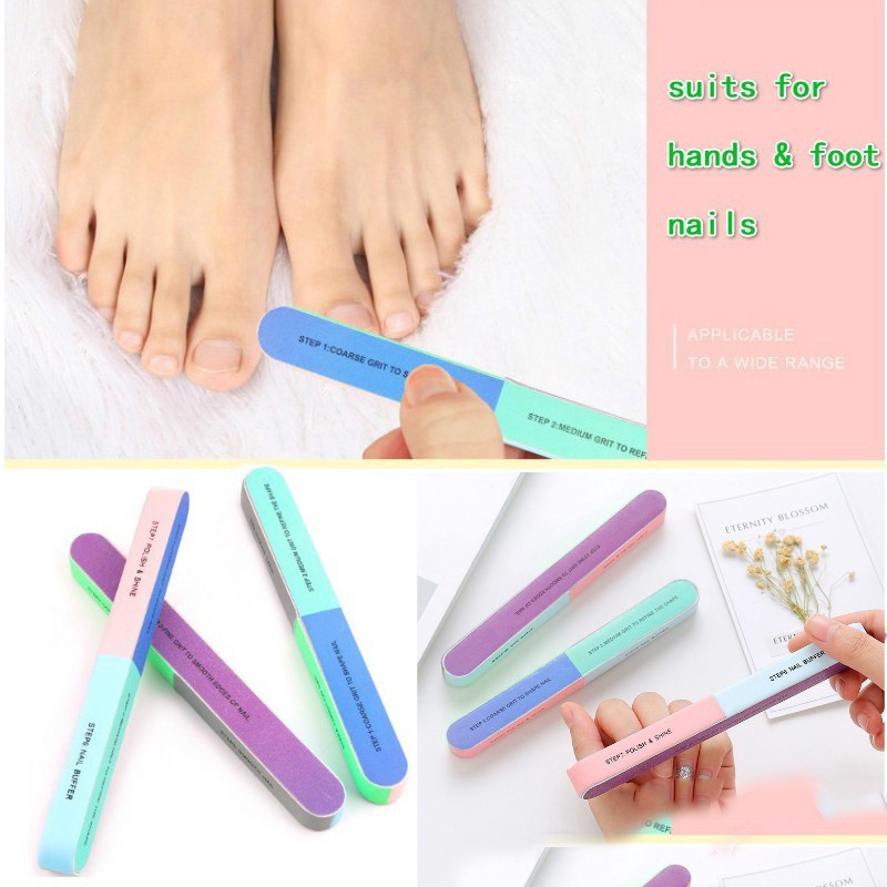 1 Dụng Cụ Dũa Móng Tay Sáu Mặt Chuyên Nghiệp / Phụ Kiện Đi Kèm