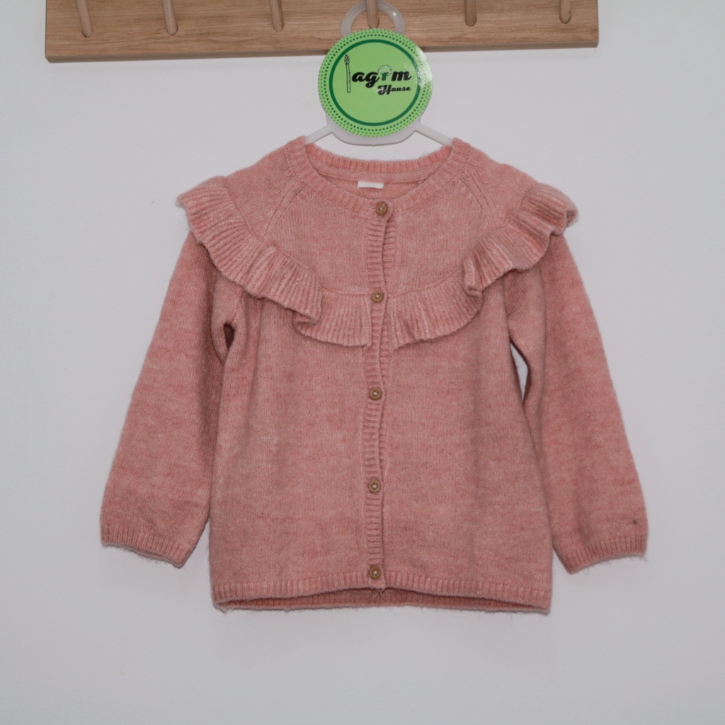 Áo khoác len cardigan HM dư xịn cho bé gái 6-15kg - Lagim House