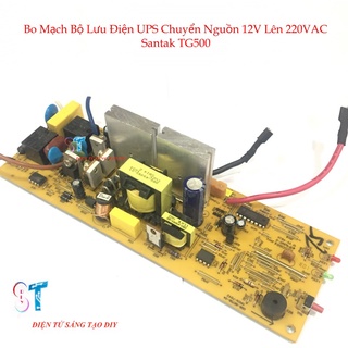 Bo Mạch Bộ Lưu Điện UPS Chuyển Nguồn 12V Lên 220VAC Santak TG500