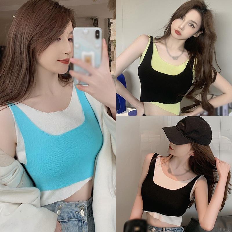 Áo Nữ Không Tay Giả Hai Lớp Thời Trang Quyến Rũ | BigBuy360 - bigbuy360.vn