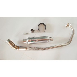 Pô leovince cổ 2 khúc xịn gắn raider satria gsx FULL PHỤ KIỆN