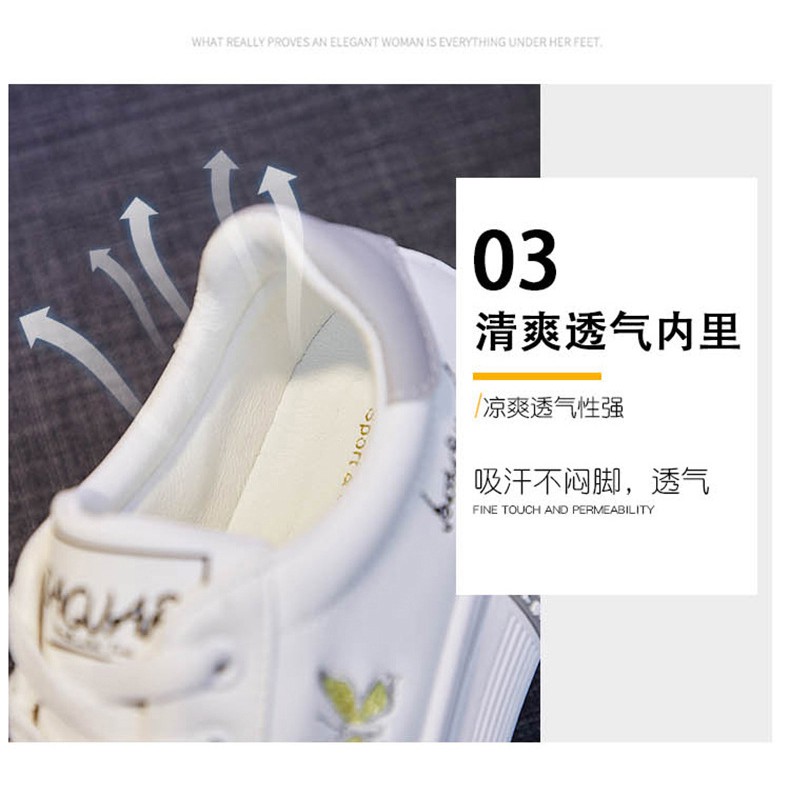 Giày Thể Thao Nữ Bướm Đế Bằng 3P