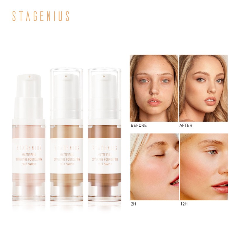 Kem Nền Dạng Lỏng Stagenius Dưỡng Ẩm Kiềm Dầu Che Khuyết Điểm Chống Thấm Nước 5ml My | BigBuy360 - bigbuy360.vn