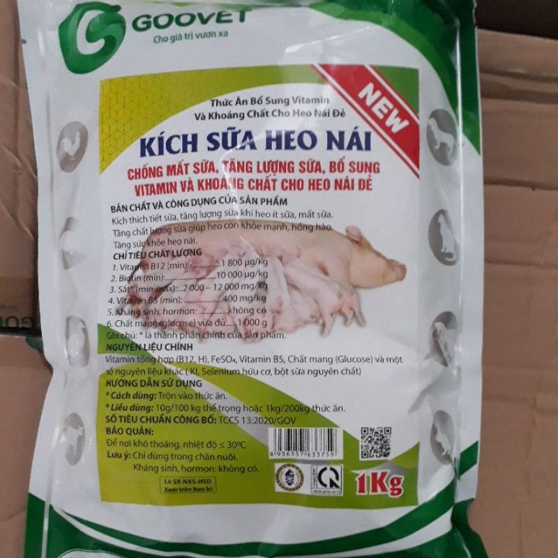 1 kg Kích sữa heo nái