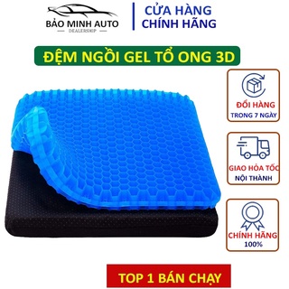 Đệm ngồi 3d - đệm lót ghế ngồi silicon thoáng khí, chống mỏi, đàn hồi tốt d