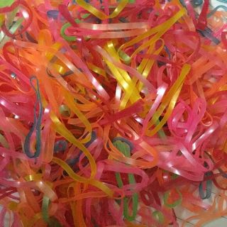 chun buộc tóc bé gái sắc màu gói 100g