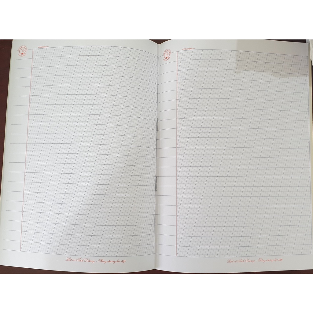 Vở ô ly nghiêng Ánh Dương - 4 ly