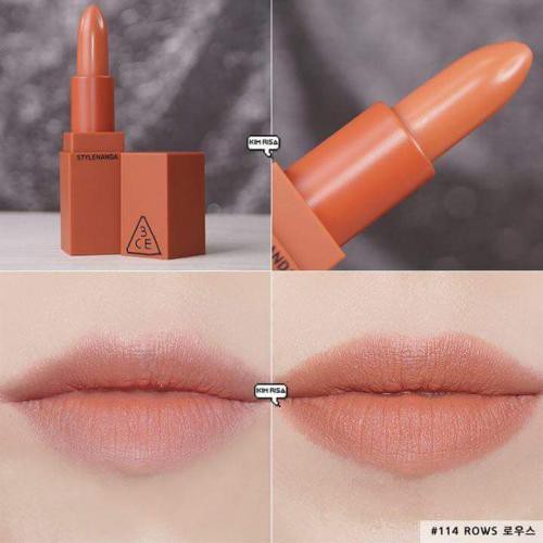 CAM KẾT CHUẨN AUTH- Son 3CE Mood Recipe Matte Lip Màu 114 Rows (Màu nude)