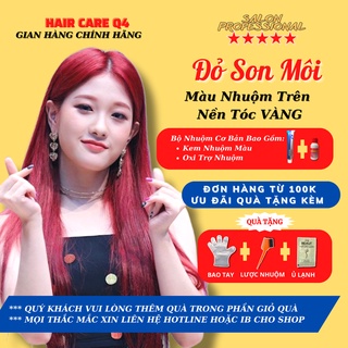 Thuốc Nhuộm Dưỡng Tóc Màu Đỏ Son Môi, Đỏ Dâu, Đỏ Cherry Hot Nhất Mùa Tết- Hair Care Q4