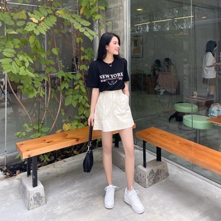ÁO THUN BASIC NEWYORK ZAREEN THU93 ĐEN
