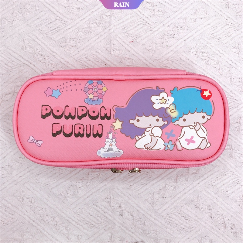 Bóp Viết Da PU Họa Tiết Mèo Hello Kitty Dễ Thương Dung Tích Lớn Tiện Dụng Cho Học Sinh