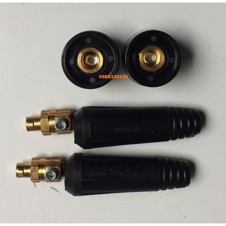 Bộ hai cặp rắc đực cái 10-25 nối máy hàn
