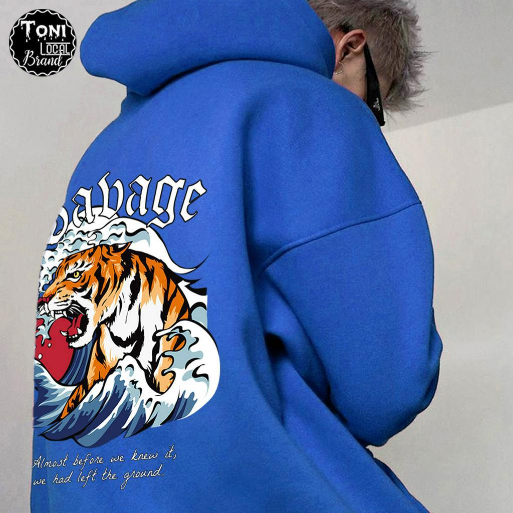 Áo Hoodie Local Brand SABAGE nỉ bông cực dày form rộng Unisex giữ ấm chống nắng