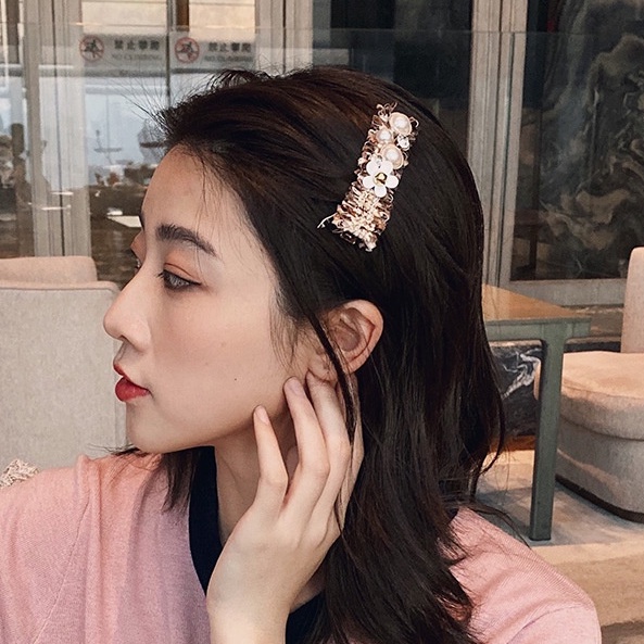 (0520) Cặp Tóc Dạ Hoa Ngọc Đá Thời Trang Hàn Quốc