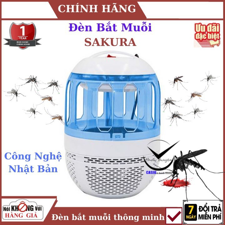 Đèn bắt muỗi sakura - Công nghệ nhật bản , thông minh bảo hành chính hãng