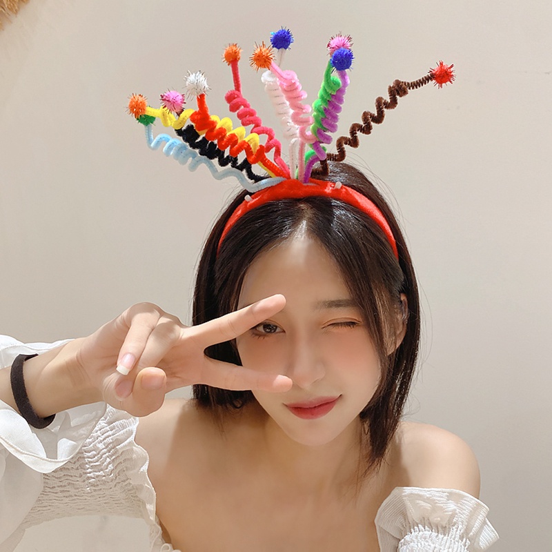 Băng đô cài tóc hình mắt kính dễ thương cho bé gái