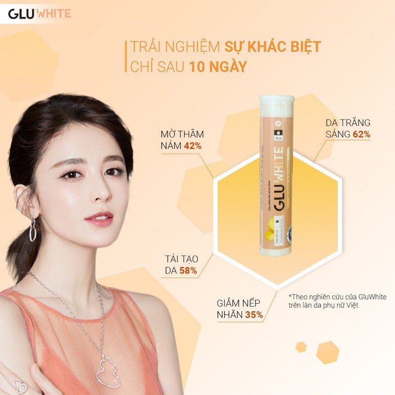 Viên sủi gluwhite giúp da trắng sáng, da đẹp, căng mịn khỏe đẹp [Dạng vỉ] [HÀNG TỐT] | BigBuy360 - bigbuy360.vn