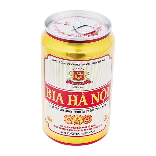 Lon bia hà nội 330ml