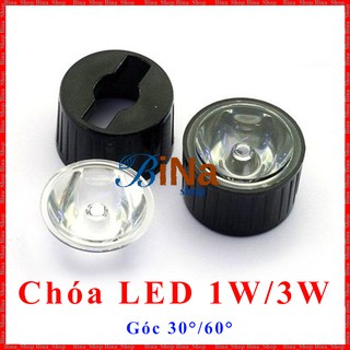Chóa led 1w/3w góc sáng 30°/60°