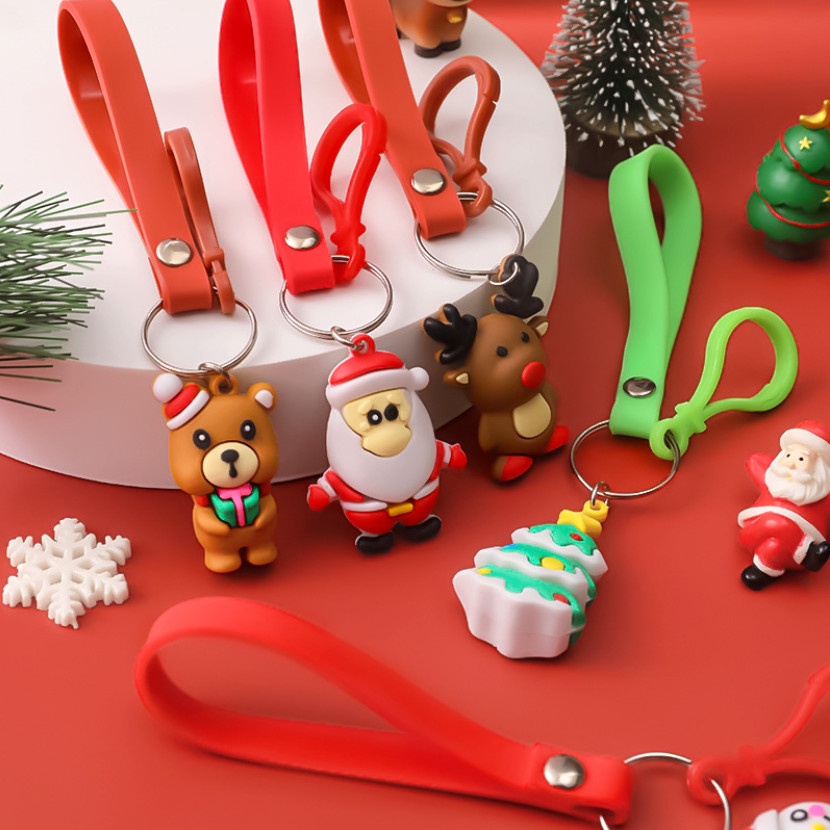 Móc khóa cute tặng quà giáng sinh an lành noel thêm ý nghĩa hơn cho bạn bè người thân