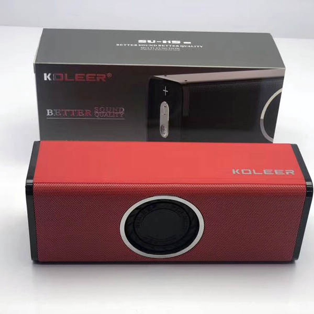 Loa Bluetooth Koleer SU-H5 Bass Căng, Âm Thanh Sống Động, Thiết Kế Bắt Mắt, Dung Lượng Pin Cao. Bảo Hành 12 Tháng