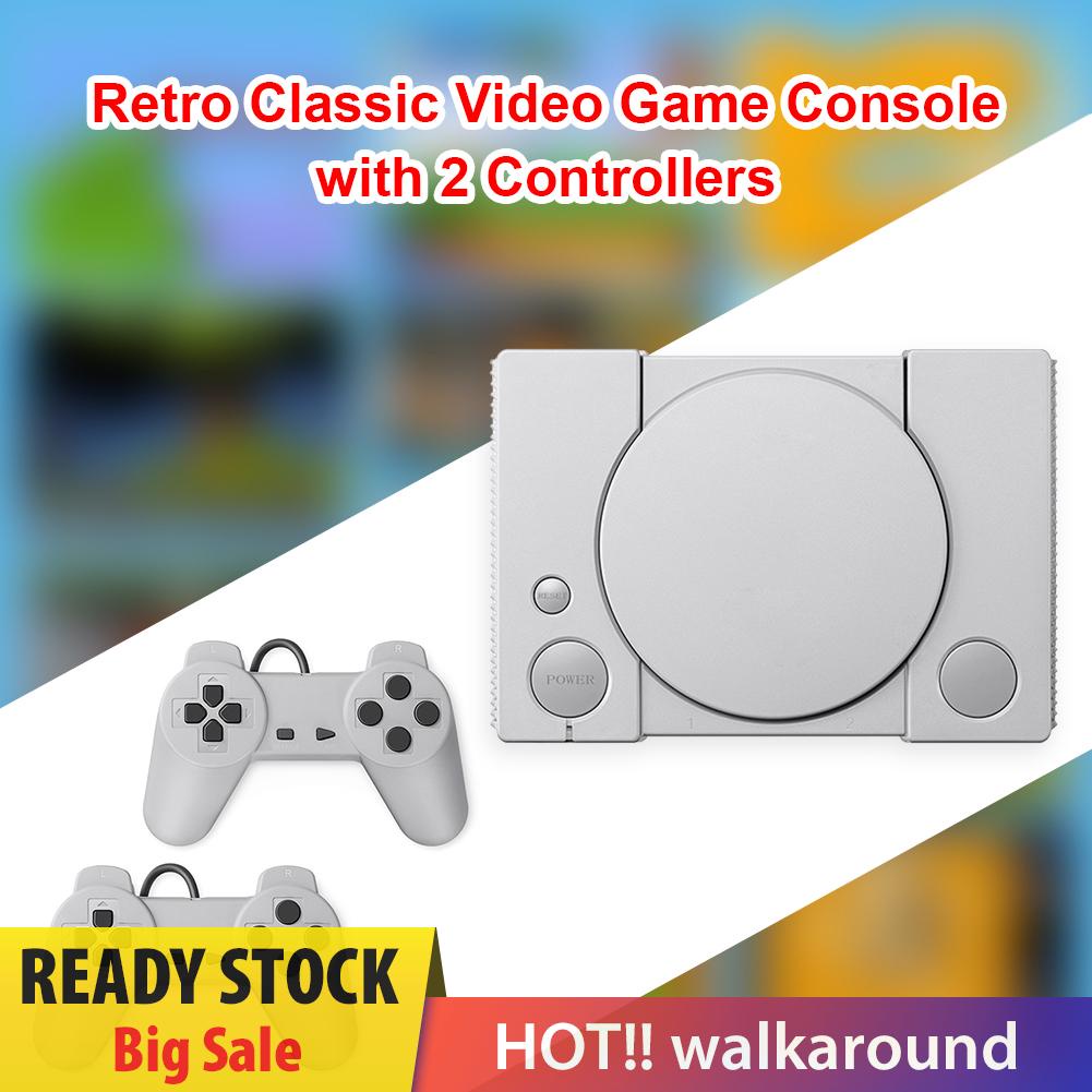 walkaround Handheld 8 Bit Retro TV Video Game Console with Controller Gamepad for NES