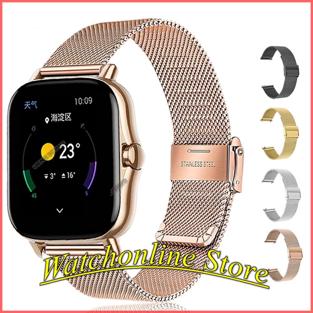 Dây Mesh dành cho Xiaomi Huami Amazfit Gts 2 / Bip Lite / Gtr 42mm / Amilou Ls02 / Comi P8 / Bip / GTS ...