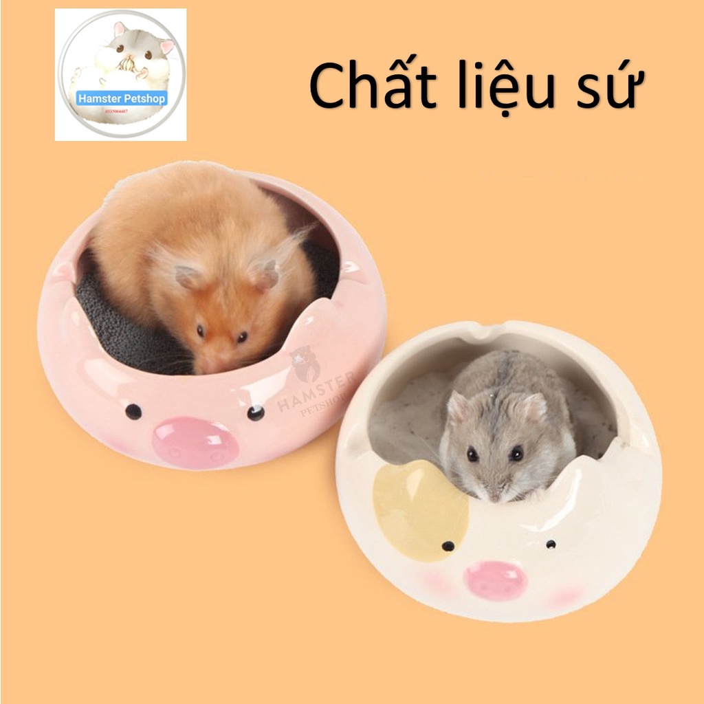 Chén ăn / Bát tắm  sứ THÚ NHỎ cho hamster , sóc