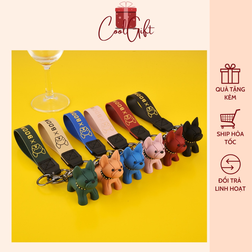 Móc khóa cún Hàn quốc hoạt hình dễ thương đủ màu sắc hot trend tiktok phụ kiện túi xách - Coolgift