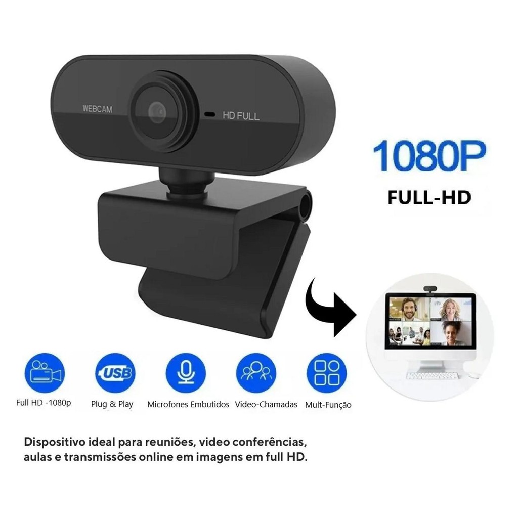 [Mã 254ELSALE giảm 7% đơn 300K] (Có Mic đàm thoại) Webcam PC, LAPTOP Chuẩn FullHD Học Online