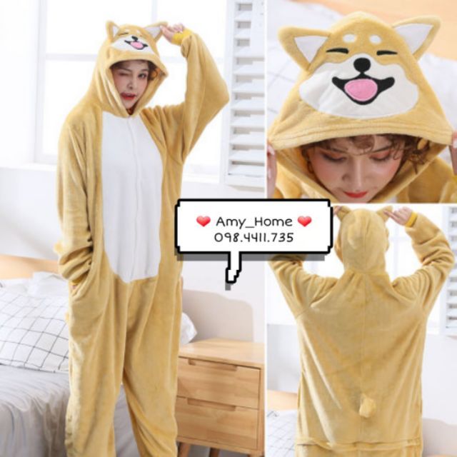Bộ đồ hình thú chó Shiba