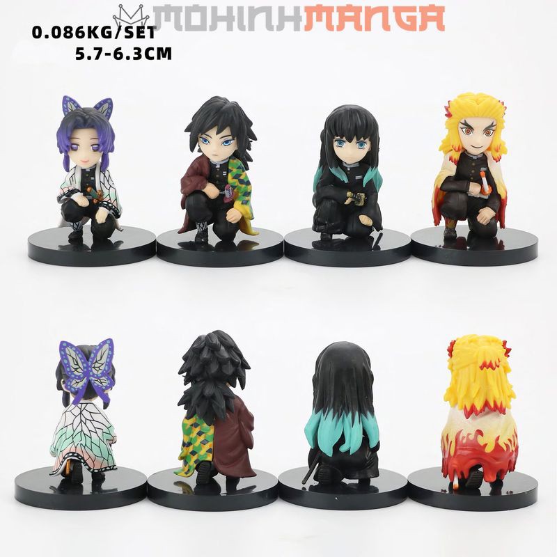 Mô hình Kimetsu No Yaiba Thanh gươm diệt quỷ Muichirou Rengoku Shinobu Giyuu Mitsuri Uzui Obanai Sanemi Viêm Trùng Thủy