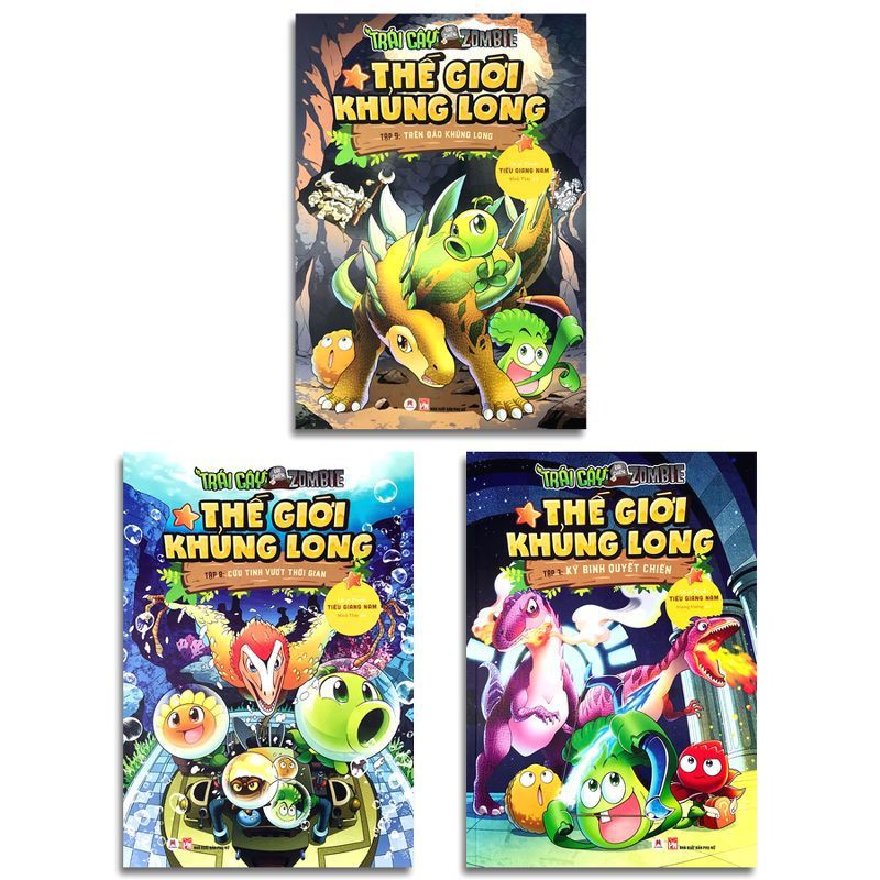 Sách - Trái cây đại chiến Zombie - Thế giới khủng long