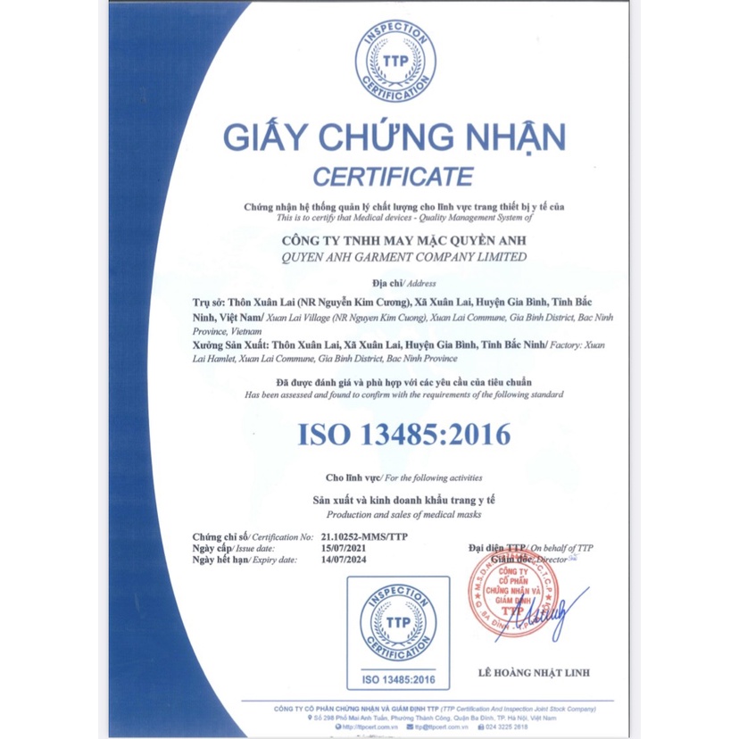 [ NGUYÊN THÙNG 300 CHIẾC ] KHẨU TRANG 4 LỚP KF94 KHÁNG KHUẨN QUYỀN ANH - OMI MASK