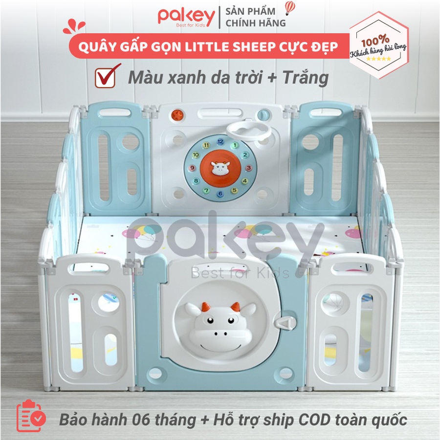 Quây cũi nhựa gấp gọn TẶNG 50 BÓNG + THẢM + VÒNG BỎNG RỔ, mẫu gấp gọn mới nhất 2021 siêu rẻ