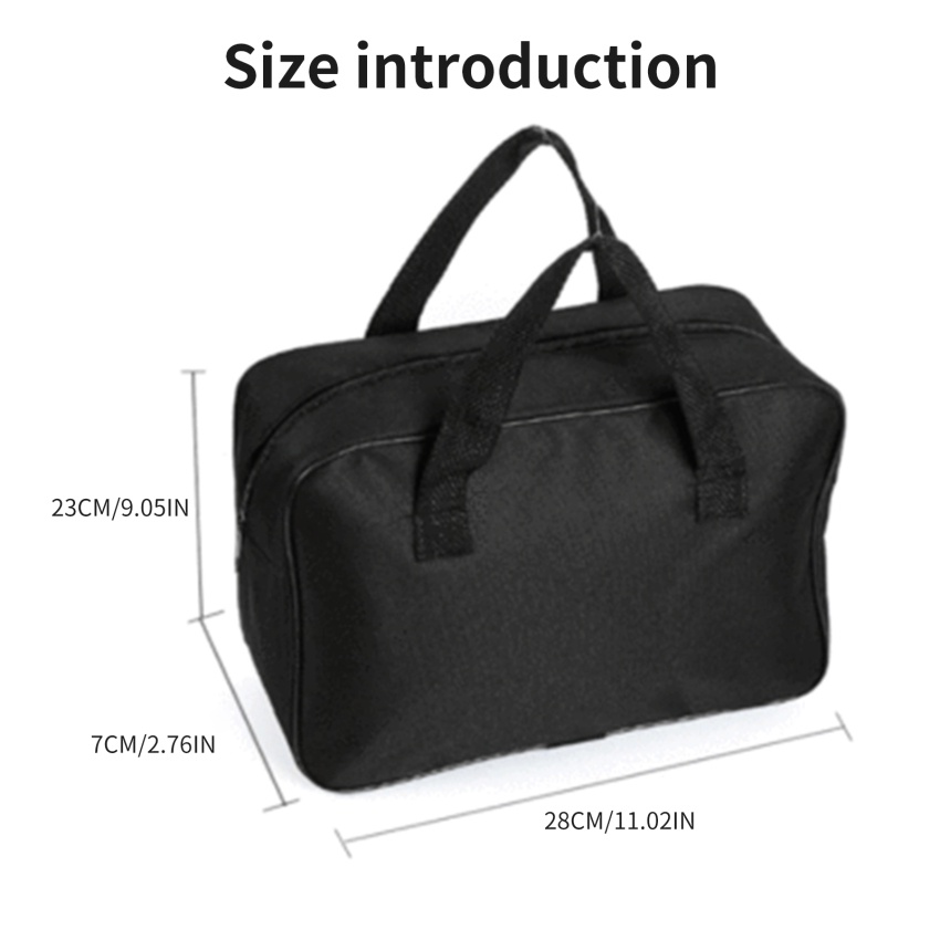 1 Túi Đựng Dụng Cụ Sửa Chữa Xe Hơi / Máy Bơm Hơi / Túi Xách Vải oxford Dày Dặn Tiện Dụng