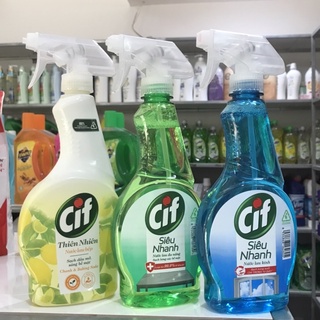 Nước xịt đa năng cif 500ml