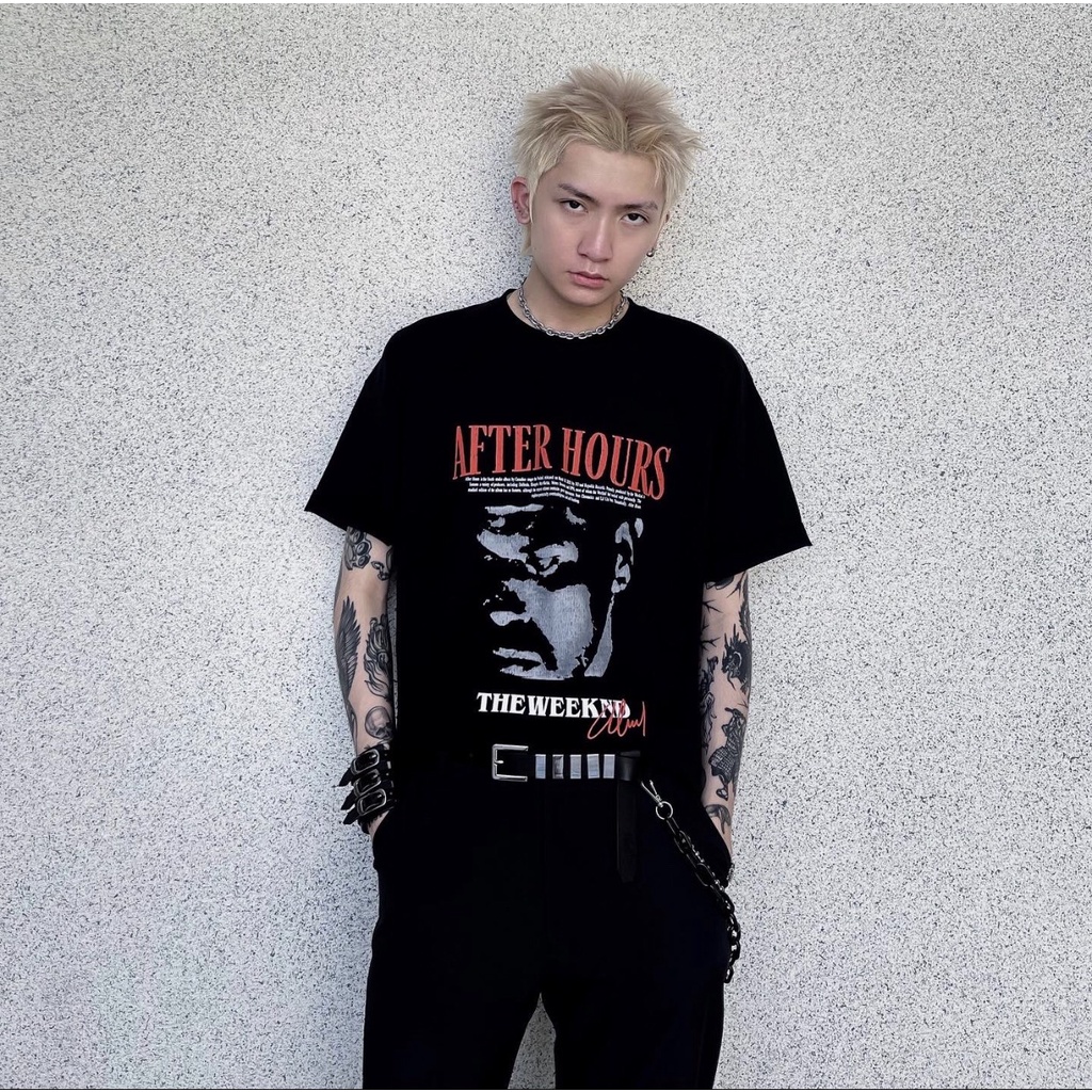 ÁO THUN MAGAZINE WEEKND BLACK T-SHIRT