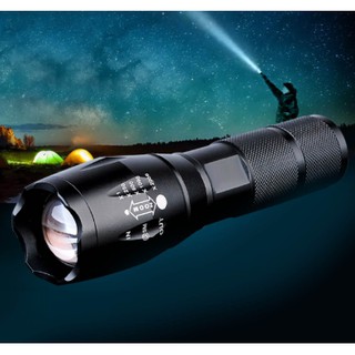 Đèn pin siêu sáng 5 chế độ chiếu xa trăm mét T6 Siêu tiện dụng