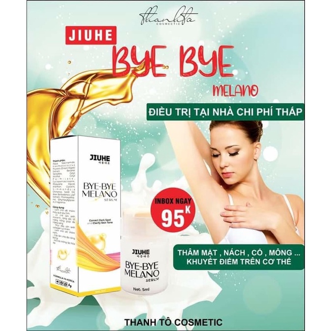 Serum giảm thâm Jiuhe Bye-Bye Melano 5ml - Mỹ phẩm Thanh Tô Chính Hãng