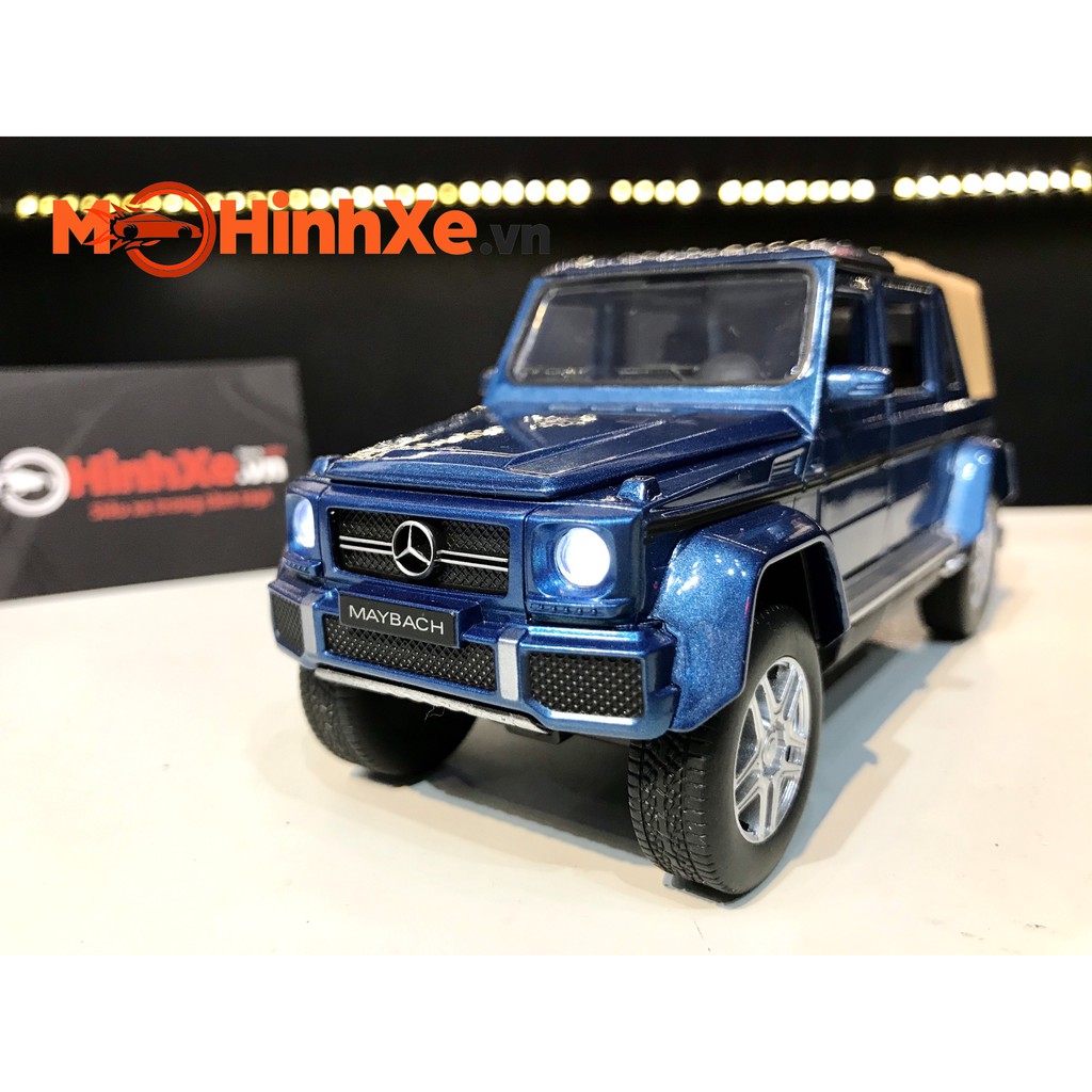 MÔ HÌNH XE MERCEDES-MAYBACH G650 CÓ MUI SAU 1:32 JACKIEKIM