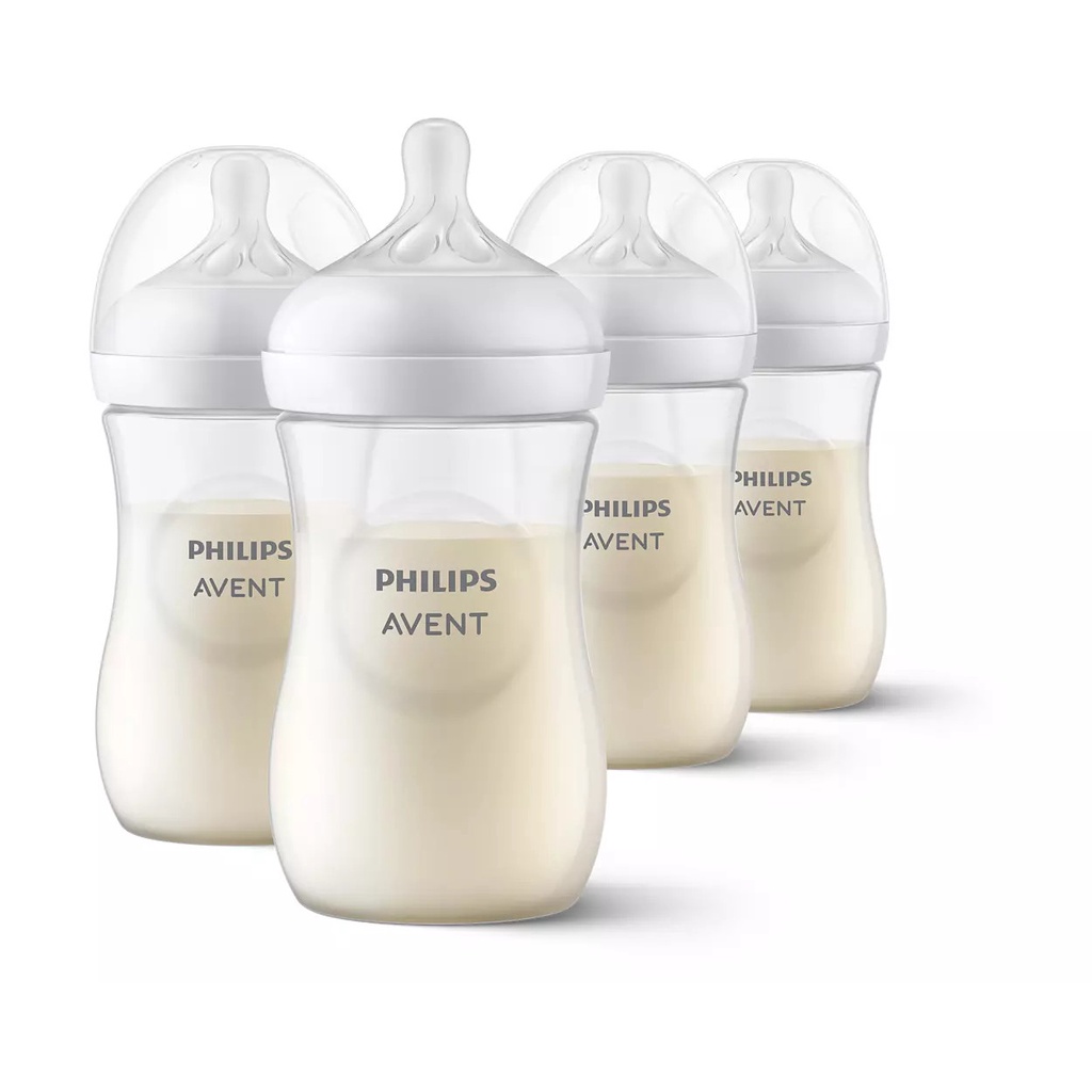 Bình sữa Avent Natural 125 260 330ml Mã mới 2021 [Được chọn núm 0 -&gt; Y][Cam kết chính hãng] GIMOVI phân phối chính hãng