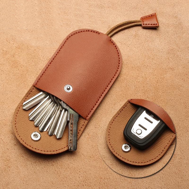 cao cấp móc khóa da Vỏ não móc chìa khóa xe máy