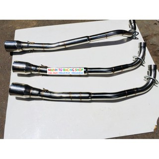 Cổ pô Sirius wave gắn lon