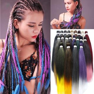 Tóc Giả Thắt Bím Bằng Sợi Tổng Hợp Màu Ombre
