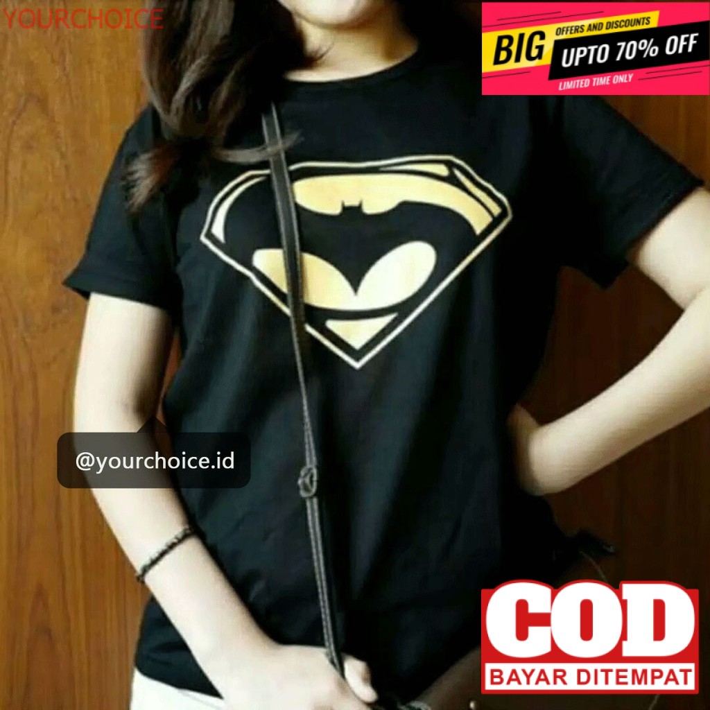 Áo Thun Nam Nữ In Hình Siêu Anh Hùng Batman Vs Superman Cá Tính